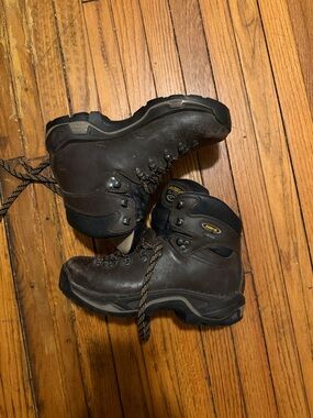 Asolo Men's Dark Brown and Black Waterproof Hiking Boots